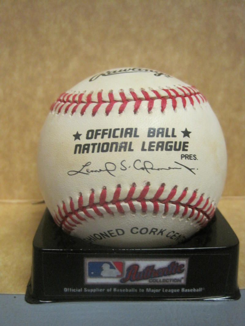 GARRETT STEPHENSON ORIOLES/PHILLIES/CARDINALS AUTOGRAPHED N.L. BASEBALL W/COA