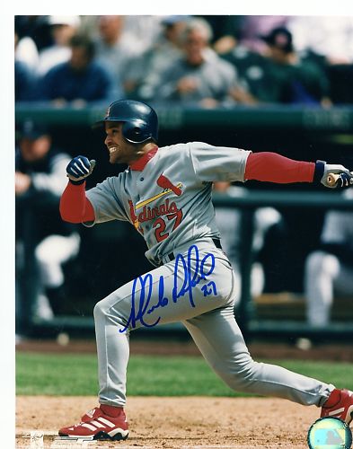 PLACIDO POLANCO   ST LOUIS CARDINALS  SIGNED 8X10 PHOTO
