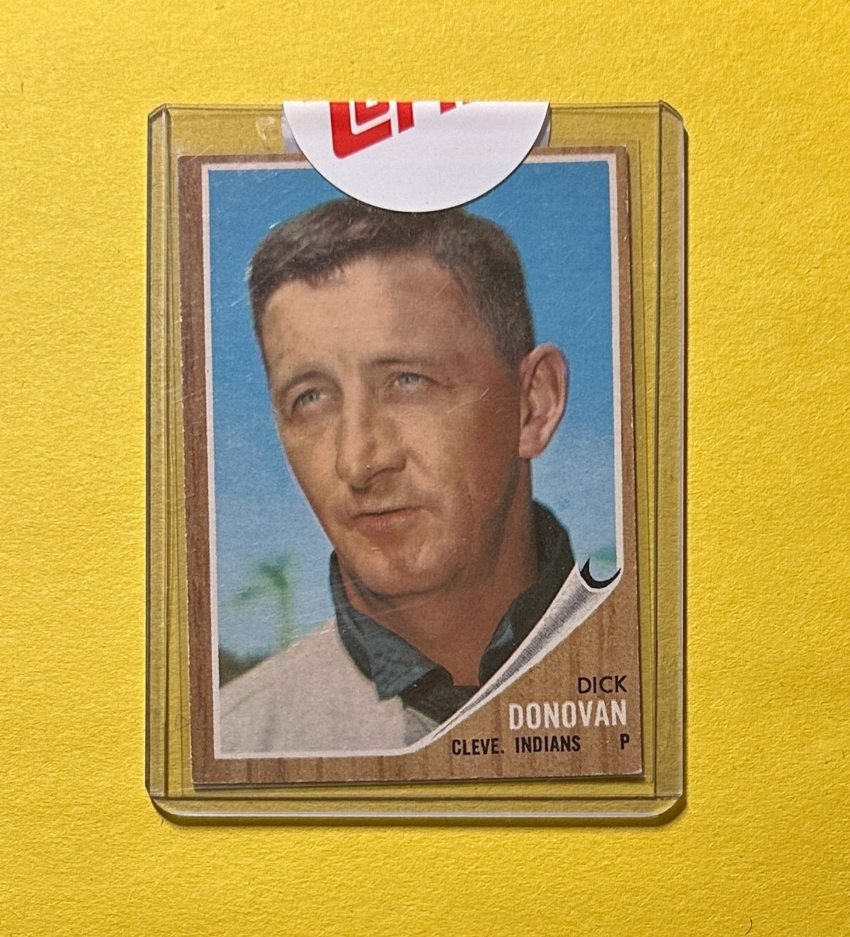1962 TOPPS DICK DONOVAN #15 CLEVELAND