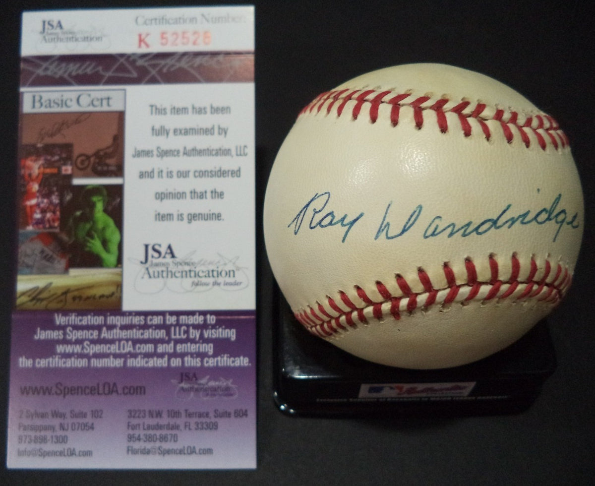 RAY DANDRIDGE DECEASED SIGNED AUTOGRAPHED N.L. BASEBALL JSA COA #K52528