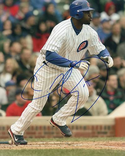 CLIFF  FLOYD  CHICAGO  CUBS   SIGNED 8X10 PHOTO