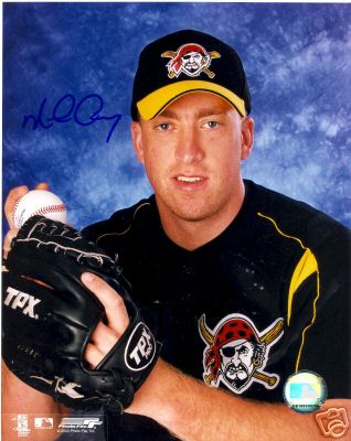 MARK COREY PITTSBURGH PIRATES SIGNED 8X10 PHOTO W/COA