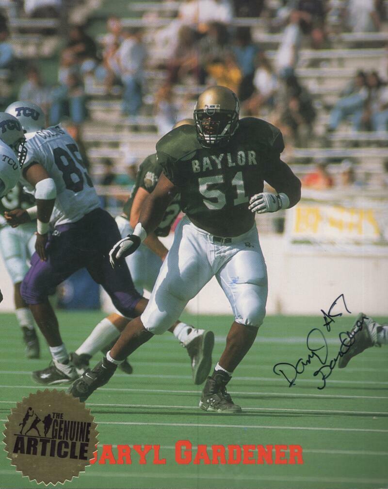THE GENUINE ARTICLE DARYL GARDENER BAYLOR SIGNED AUTOGRAPHED W/ COA