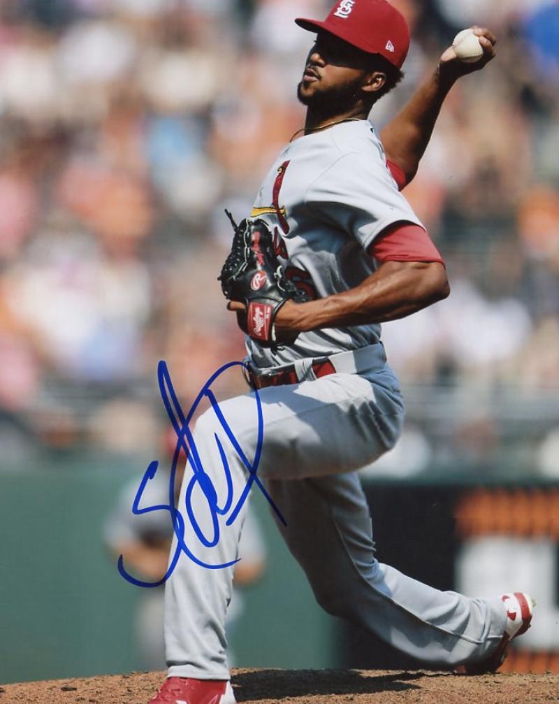 SANDY ALCANTARA ST. LOUIS CARDINALS SIGNED AUTOGRAPHED 8X10 PHOTO W/ COA 