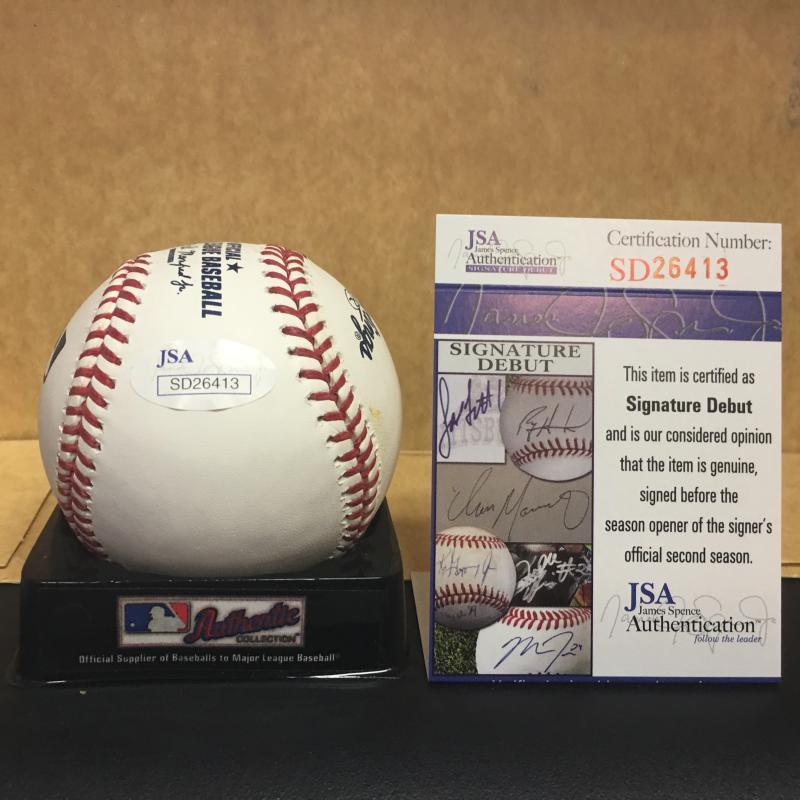 JAMIE WESTBROOK ARIZONA DIAMONDBACKS SIGNED M.L. BASEBALL JSA SD26413