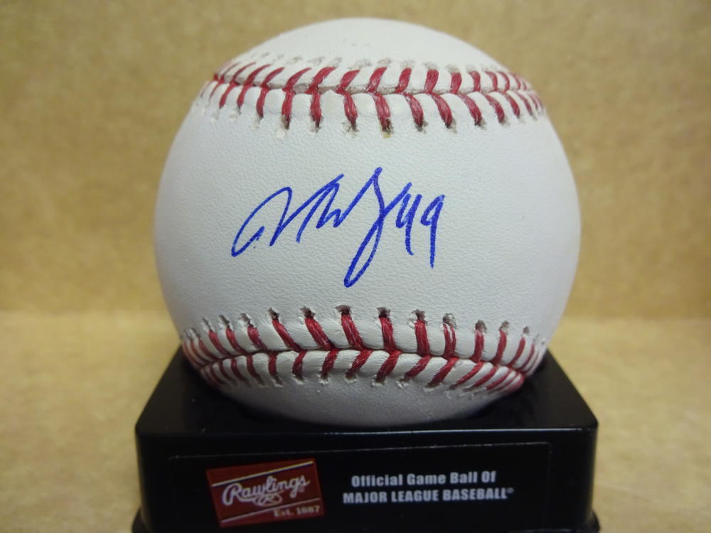 VANCE WORLEY PIRATES/PHILLIES/TWINS SIGNED M.L. BASEBALL W/COA