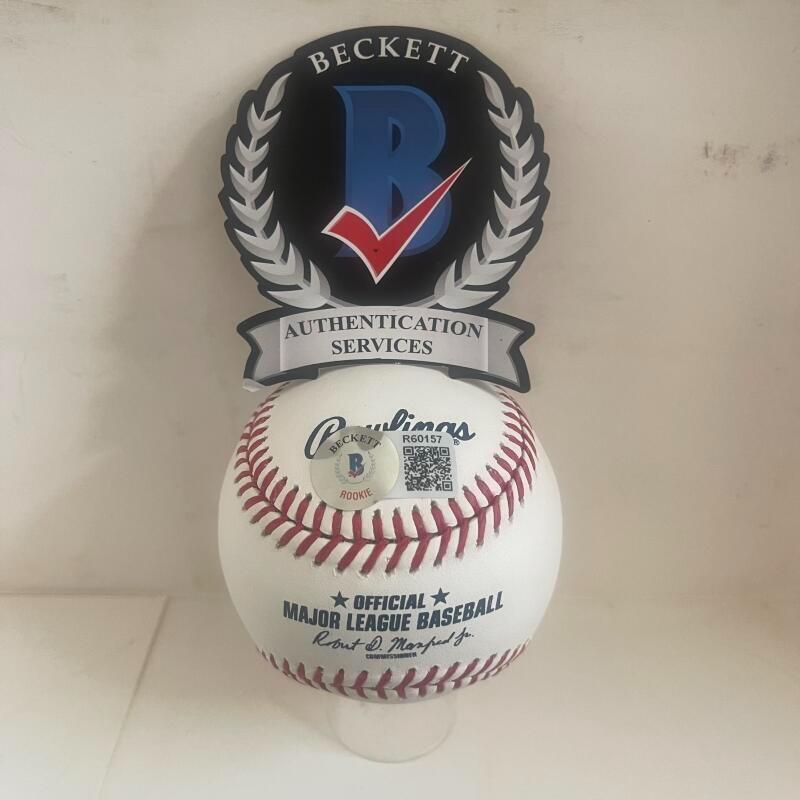 IAN LEWIS MARLINS SIGNED AUTO M.L. BASEBALL BAS AUTHENTICATED