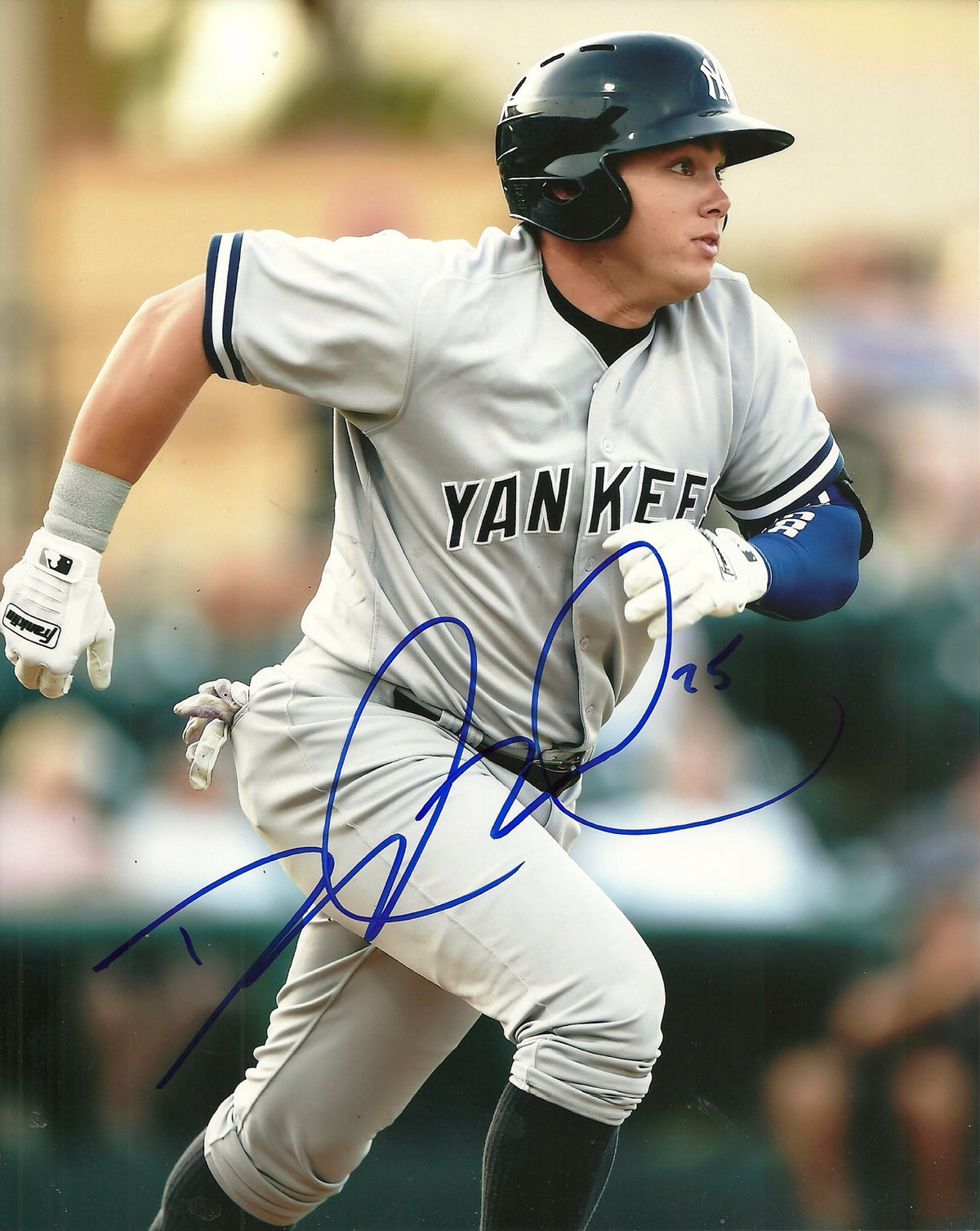 DANTE BICHETTE JR. NEW YORK YANKEES SIGNED AUTO 8x10 PHOTO W/COA ACTION