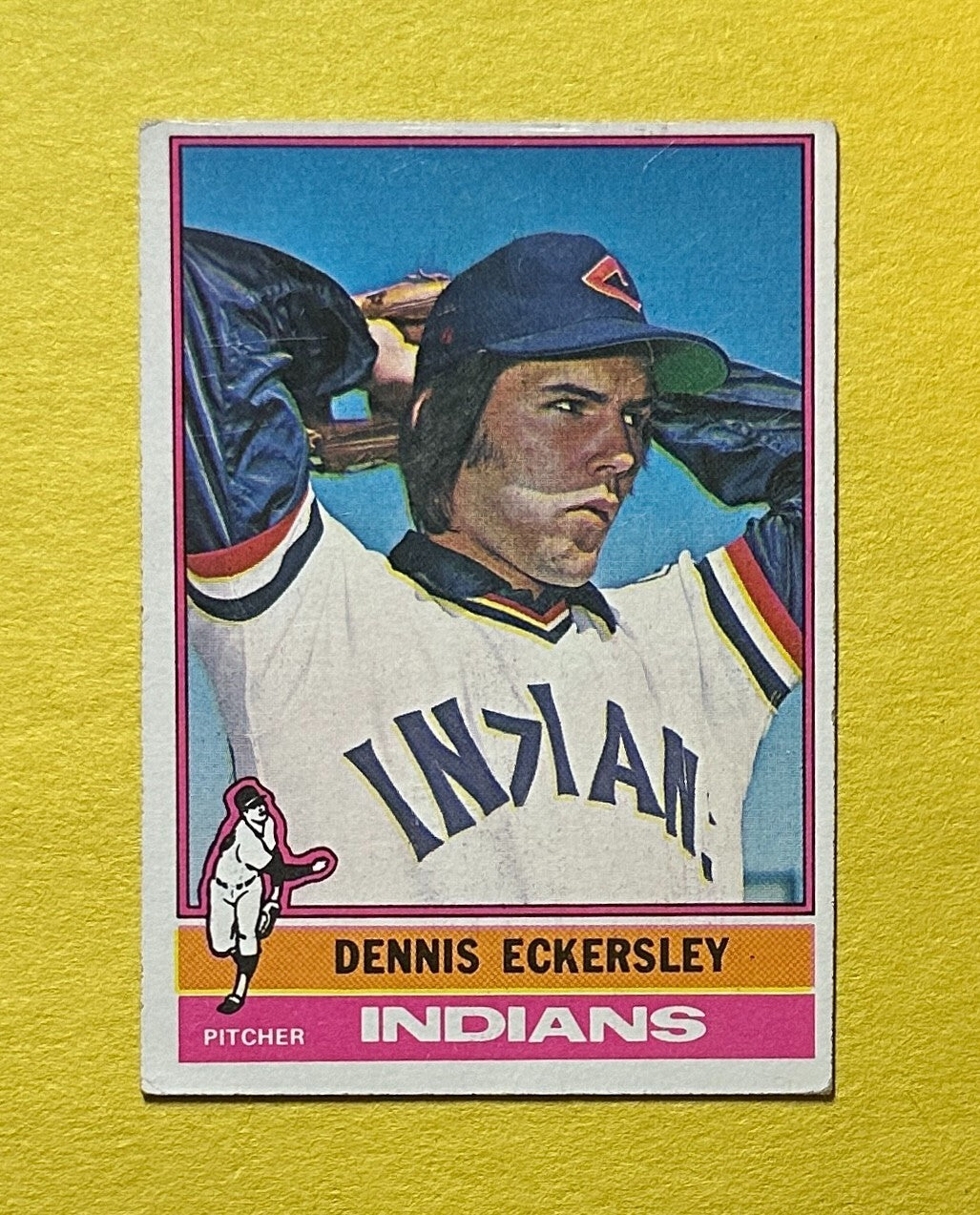 1976 TOPPS DENNIS ECKERSLEY #98 CLEVELAND HOF