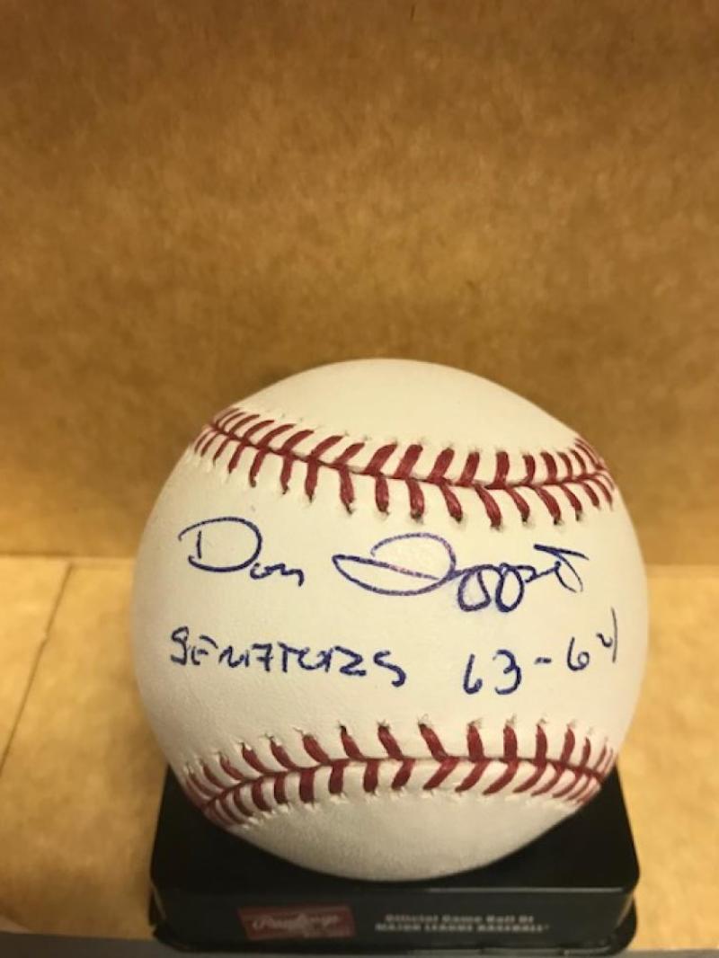 DON LEPPERT Washington  SENATORS 53-64 SIGNED AUTOGRAPHED  M.L. BASEBALL W/COA