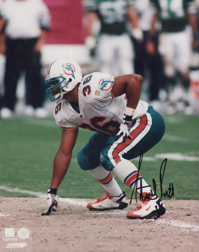 STANLEY PRITCHETT MIAMI DOLPHINS SIGNED AUTOGRAPHED 8X10 PHOTO W/ COA