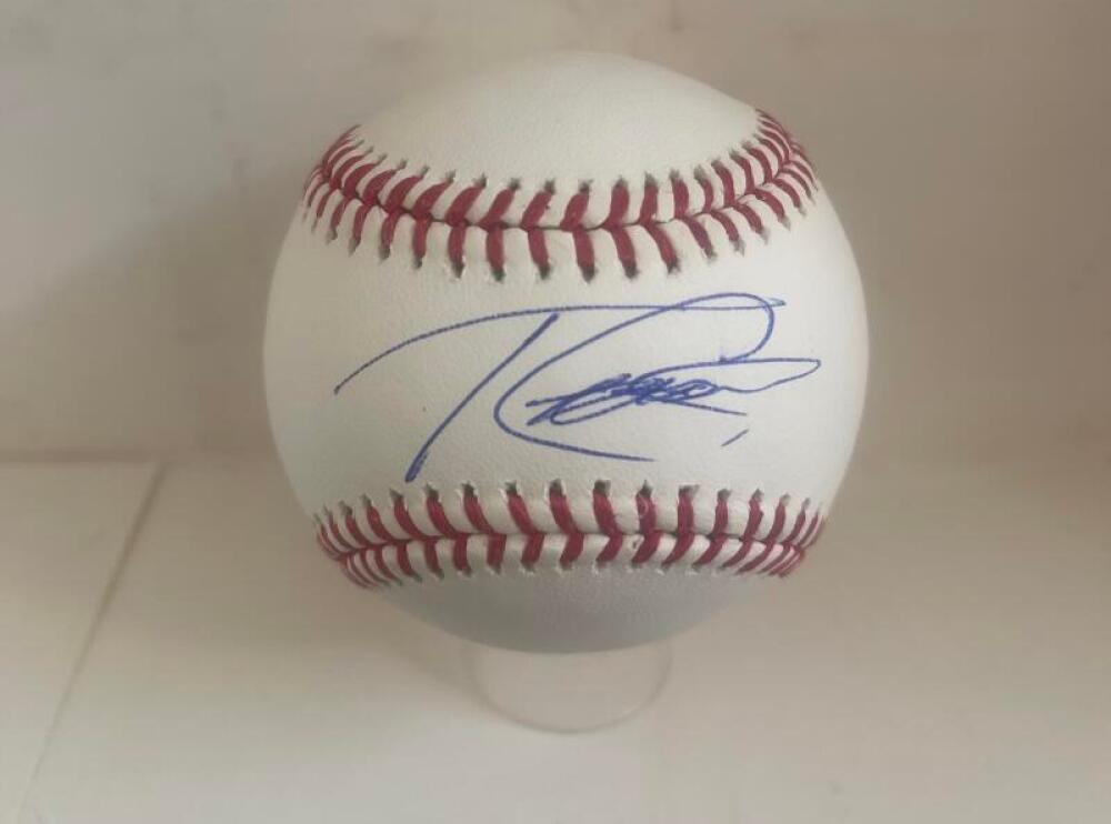 TYLER CALLIHAN REDS SIGNED AUTO M.L. BASEBALL BAS AUTHENTICATED