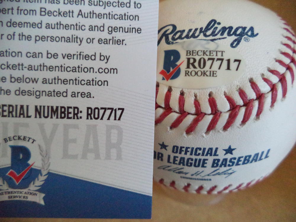 JORGE ALFARO PHILADELPHIA PHILLIES ROOKIE YEAR SIGNED ML BASEBALL BECKETT R07717