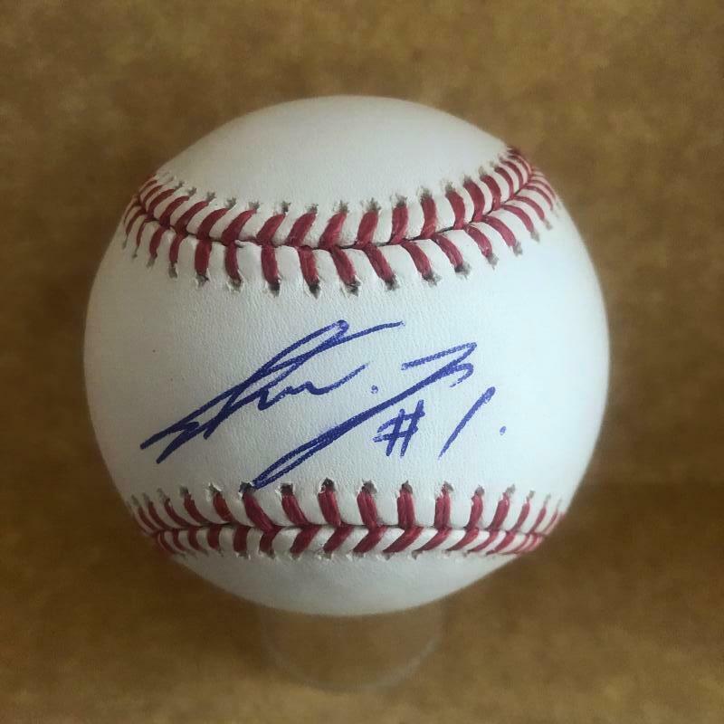 SHUN YAMAGUCHI TORONTO BLUE JAYS SIGNED AUTOGRAPHED M.L. BASEBALL BECKETT R42021