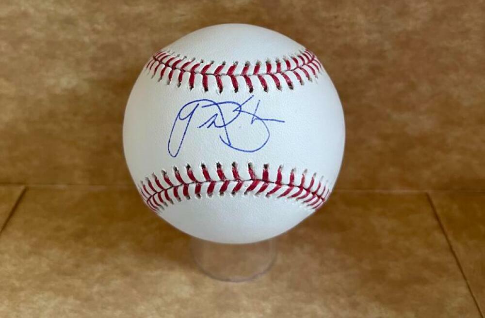 NICK SOLAK TEXAS RANGERS SIGNED AUTO M.L. BASEBALL JSA WP834655
