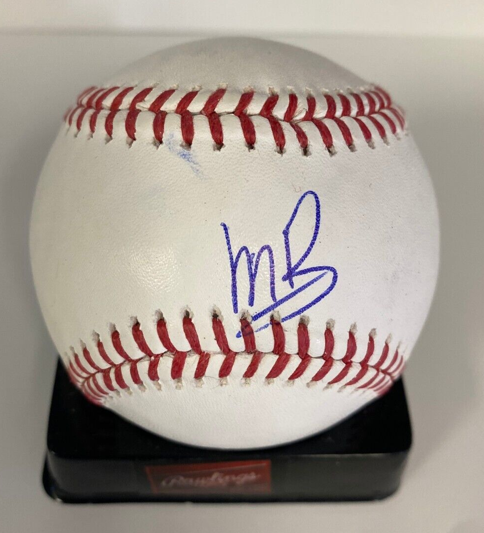 MIGUEL BLEIS BOSTON RED SOX SIGNED AUTOGRAPHED M.L. BASEBALL BECKETT B