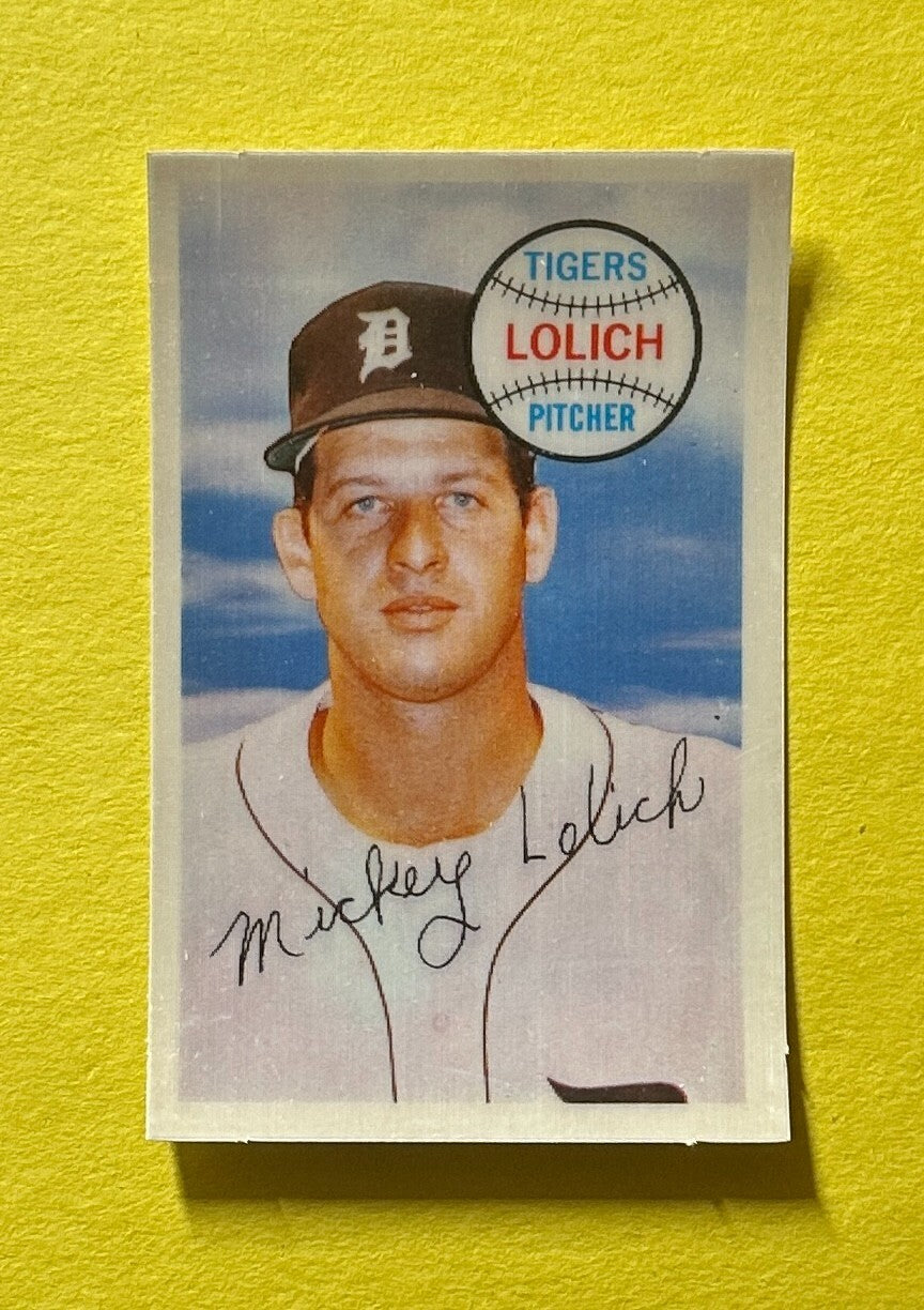 1970 KELLOGG'S 3-D MICHAEL LOLICH #65 TIGERS