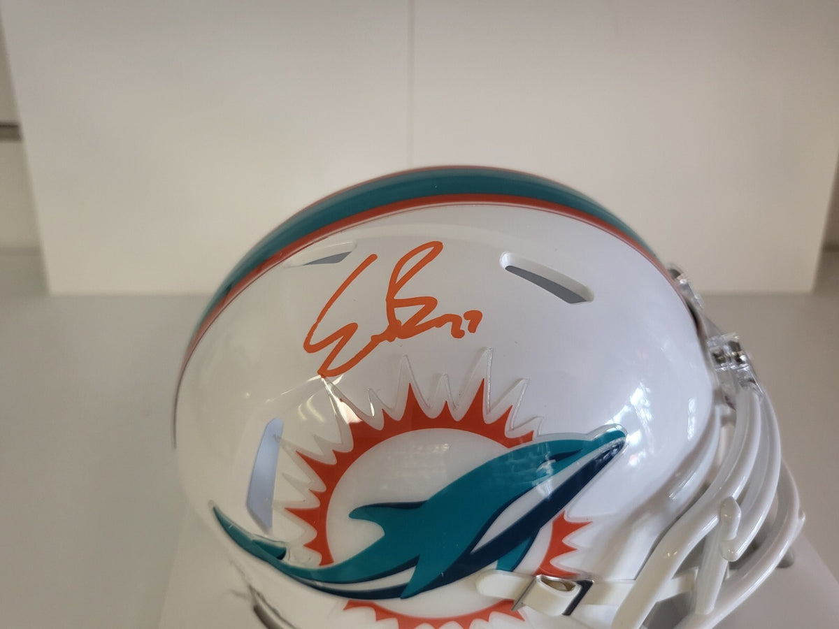 ETHAN BONNER MIAMI DOLPHINS SIGNED AUTOGRAPHED RIDDELL MINI HELMET JSA COA **