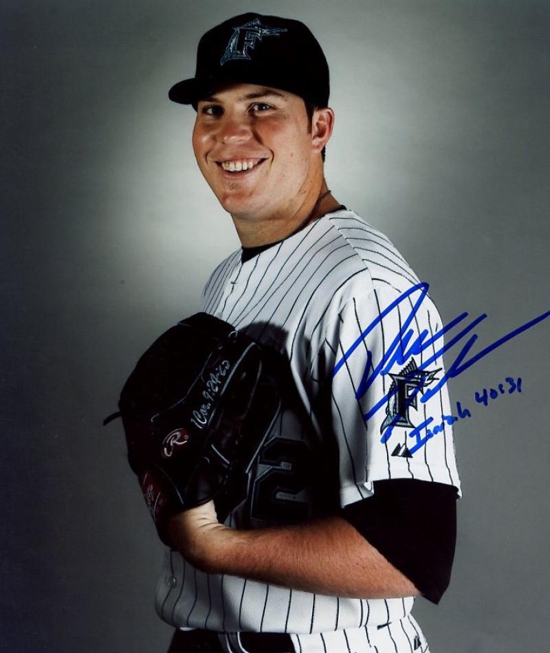DALLAS TRAHERN FLORIDA MARLINS SIGNED AUTOGRAPHED 8X10 PHOTO W/COA 