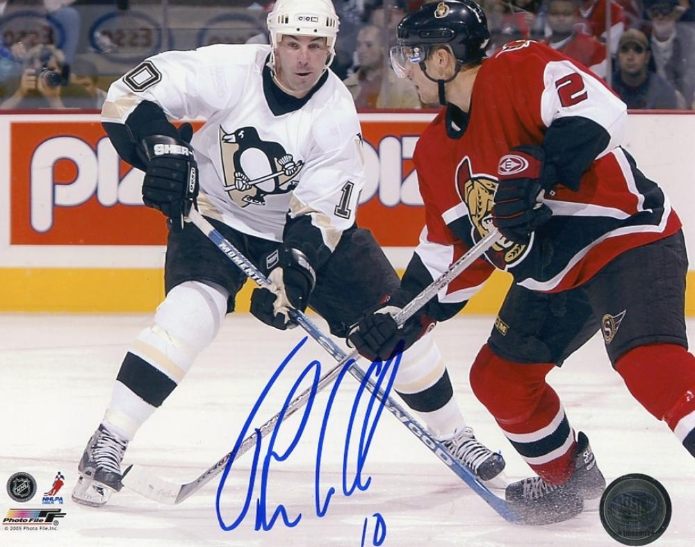 JOHN  LECLAIR    PITTSBURGH  PENGUINS   SIGNED AUTOGRAPHED 8X10 PHOTO W/COA