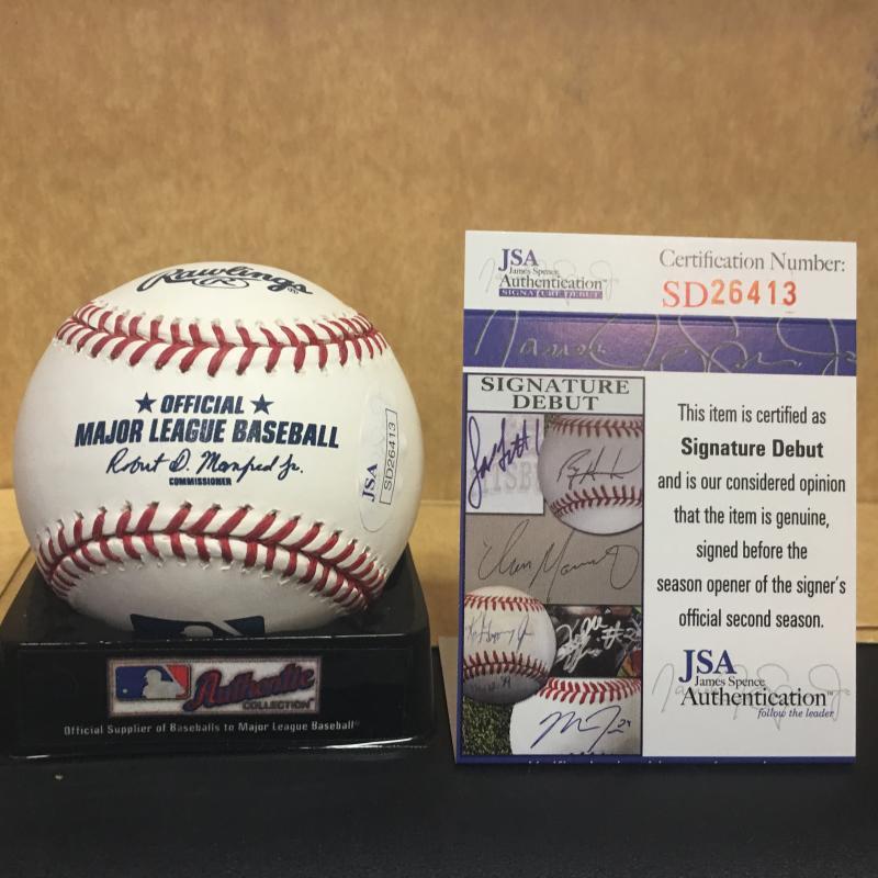 JAMIE WESTBROOK ARIZONA DIAMONDBACKS SIGNED M.L. BASEBALL JSA SD26413