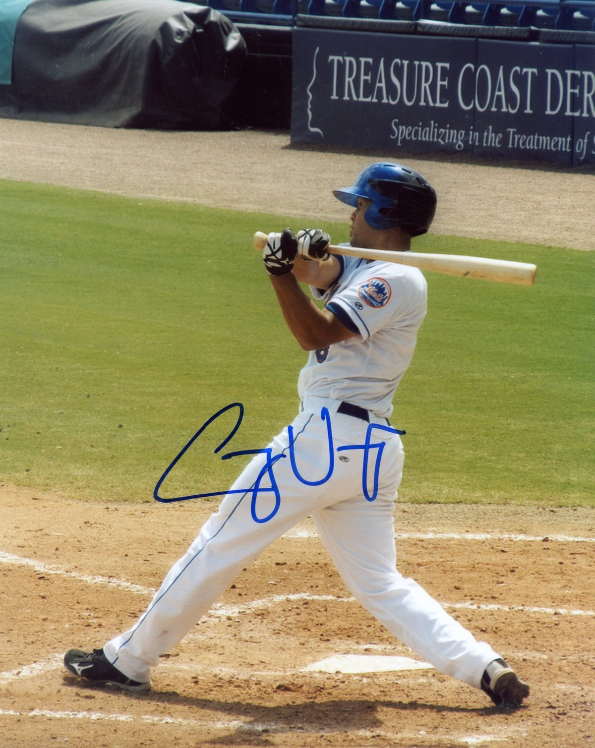 CORY VAUGHN   NEW  YORK  METS  SIGNED 8X10  PHOTO