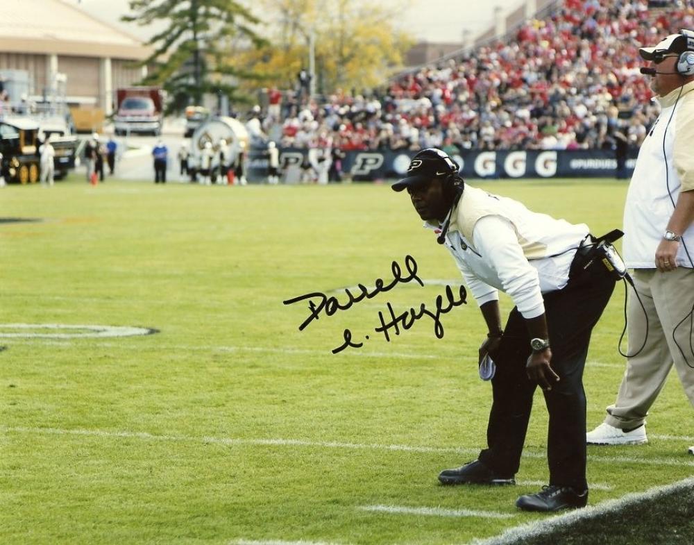 DARRELL HAZELL PURDUE BOILMAKERS SIGNED AUTOGRAPHED SIDELINES 8X10 PHOTO W/COA 