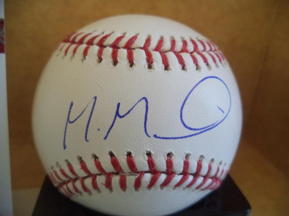 MANUEL MARGOT SAN DIEGO PADRES SIGNED AUTO ML BASEBALL JSA WP462444