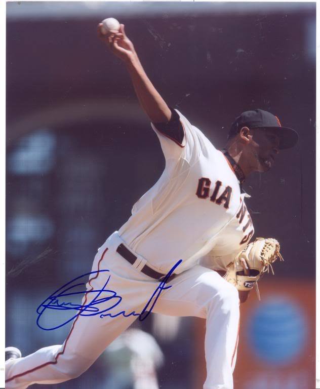 OSIRIS MATOS SAN FRANCISCO GIANTS SIGNED 8X10 PHOTO COA