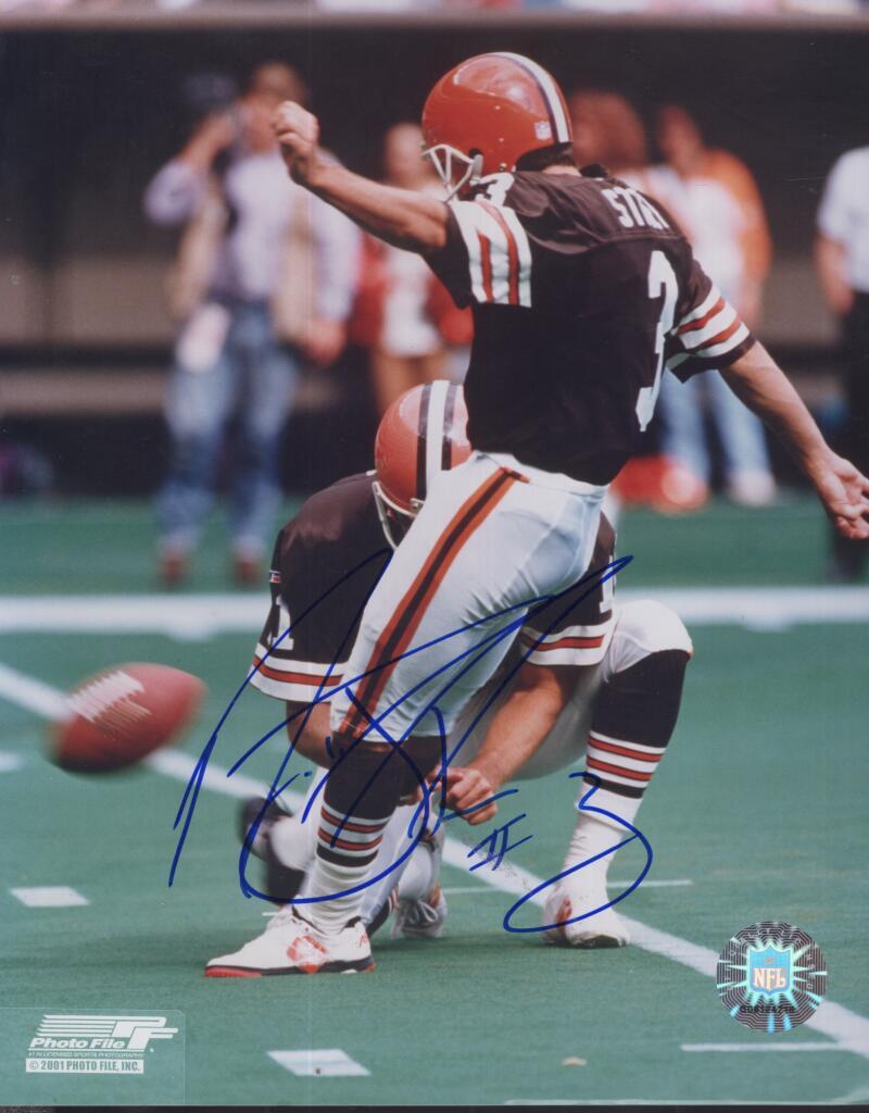 MATT STOVER  BROWNS  SIGNED AUTOGRAPHED 8X10 PHOTO W/ COA