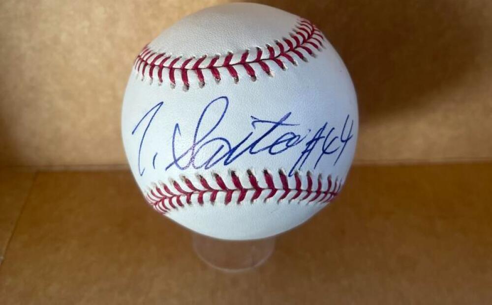 TAKASHI SAITO DODGERS/RED SOX SIGNED AUTO M.L. BASEBALL BECKETT AUTH