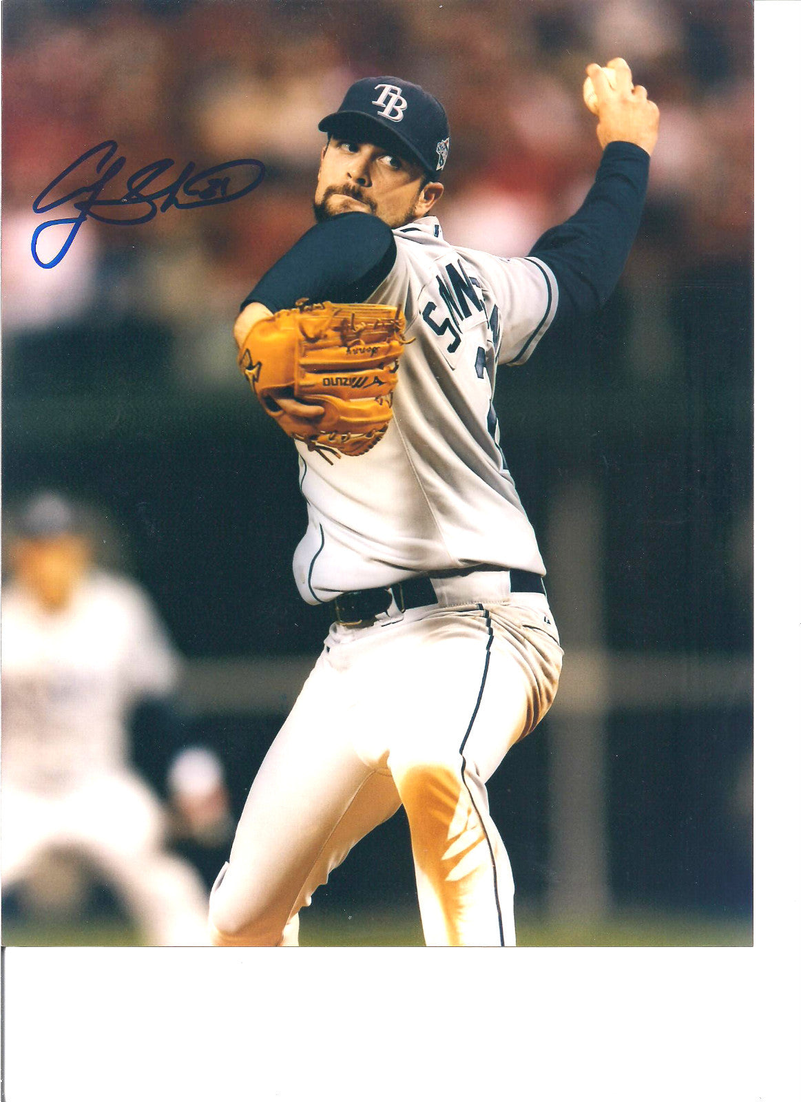 ANDY SONNANSTINE TAMPA BAY RAYS SIGNED AUTOGRAPHED 8X10 PHOTO W/COA