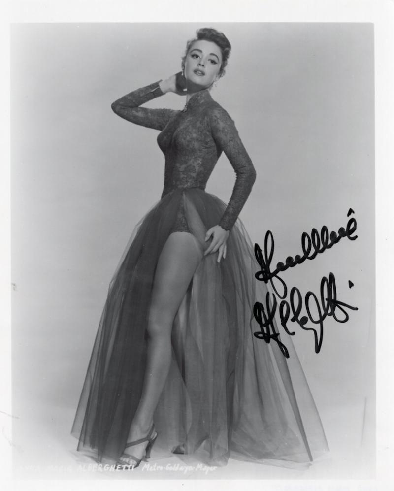 ANNA MARIA ALBERGHETTI ITALIAN OPERA SINGER ACTRESS SIGNED  8X10 PHOTO W/ COA