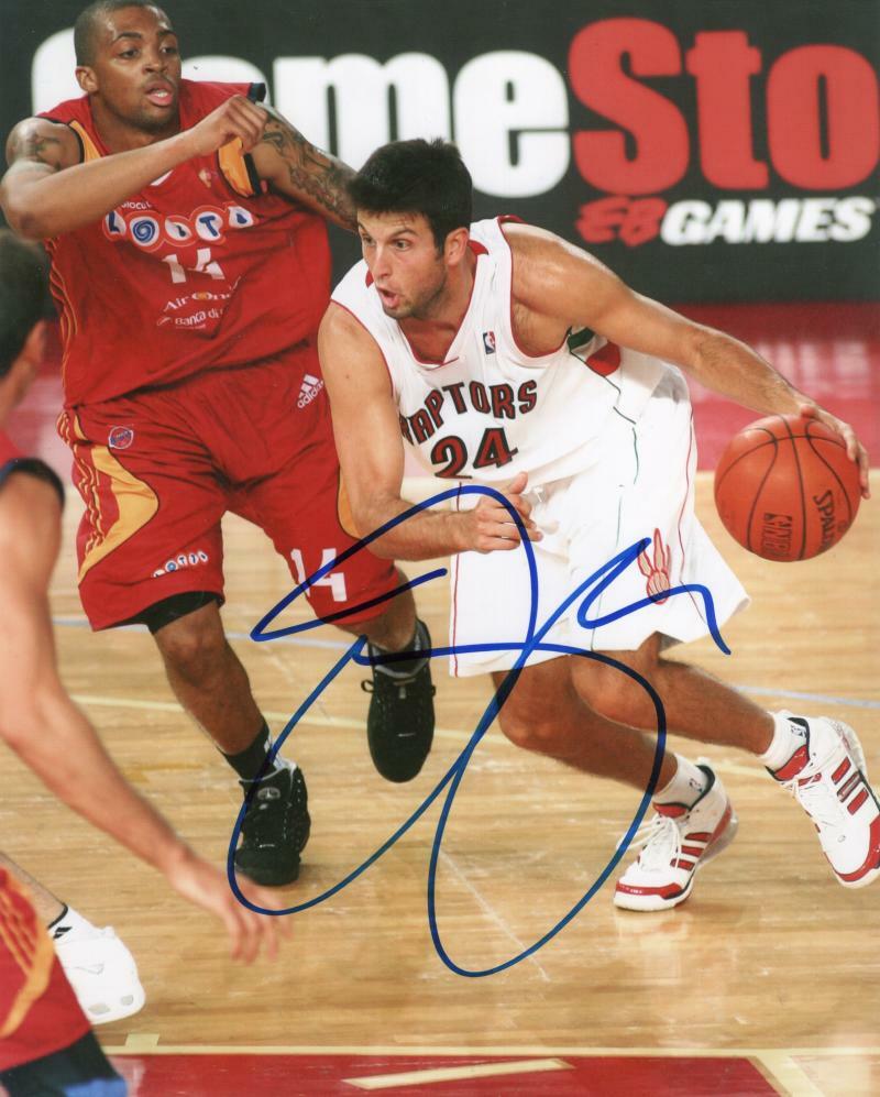 JASON KAPONO TORONTO RAPTORS  SIGNED AUTOGRAPHED 8X10 PHOTO W/ COA