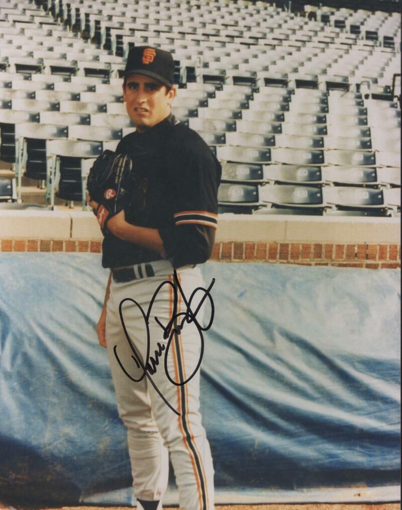 DAVE BURBA SAN FRANCISCO GIANTS SIGNED 8X10 PHOTO W/ COA