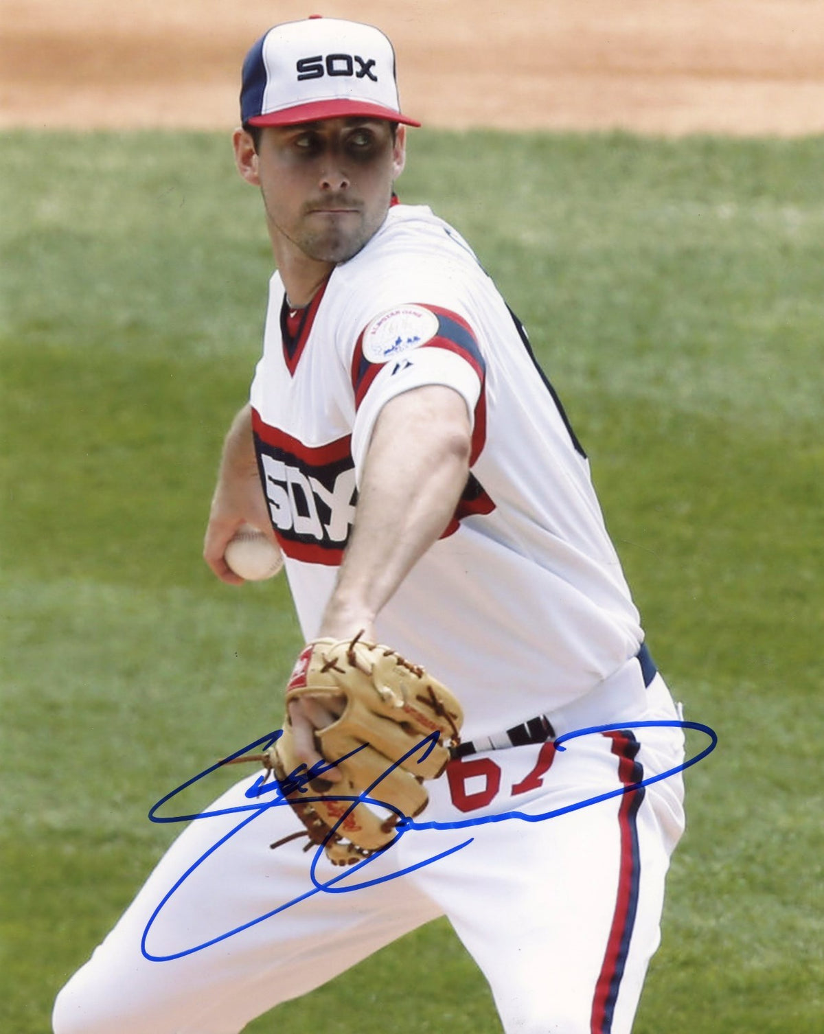 SCOTT  CARROLL    CHICAGO WHITE SOX   AUTOGRAPHED  SIGNED  8X10  PHOTO