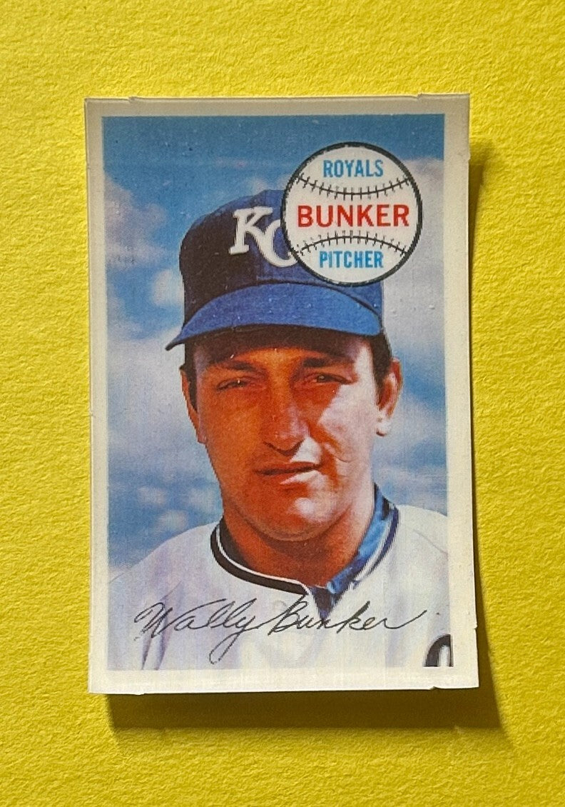 1970 KELLOGG'S 3-D WALLACE BUNKER #70 ROYALS