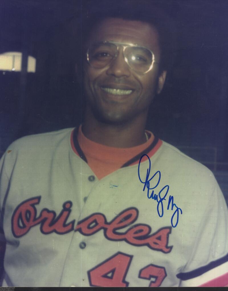 RUDY MAY ORIOLES SIGNED AUTOGRAPHED 8X10 PHOTO W/ COA