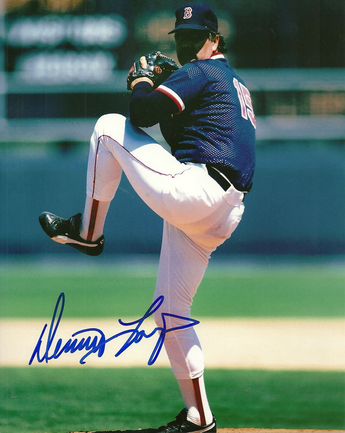 DENNIS LAMP BOSTON RED SOX SIGNED AUTO 8x10 PHOTO W/COA