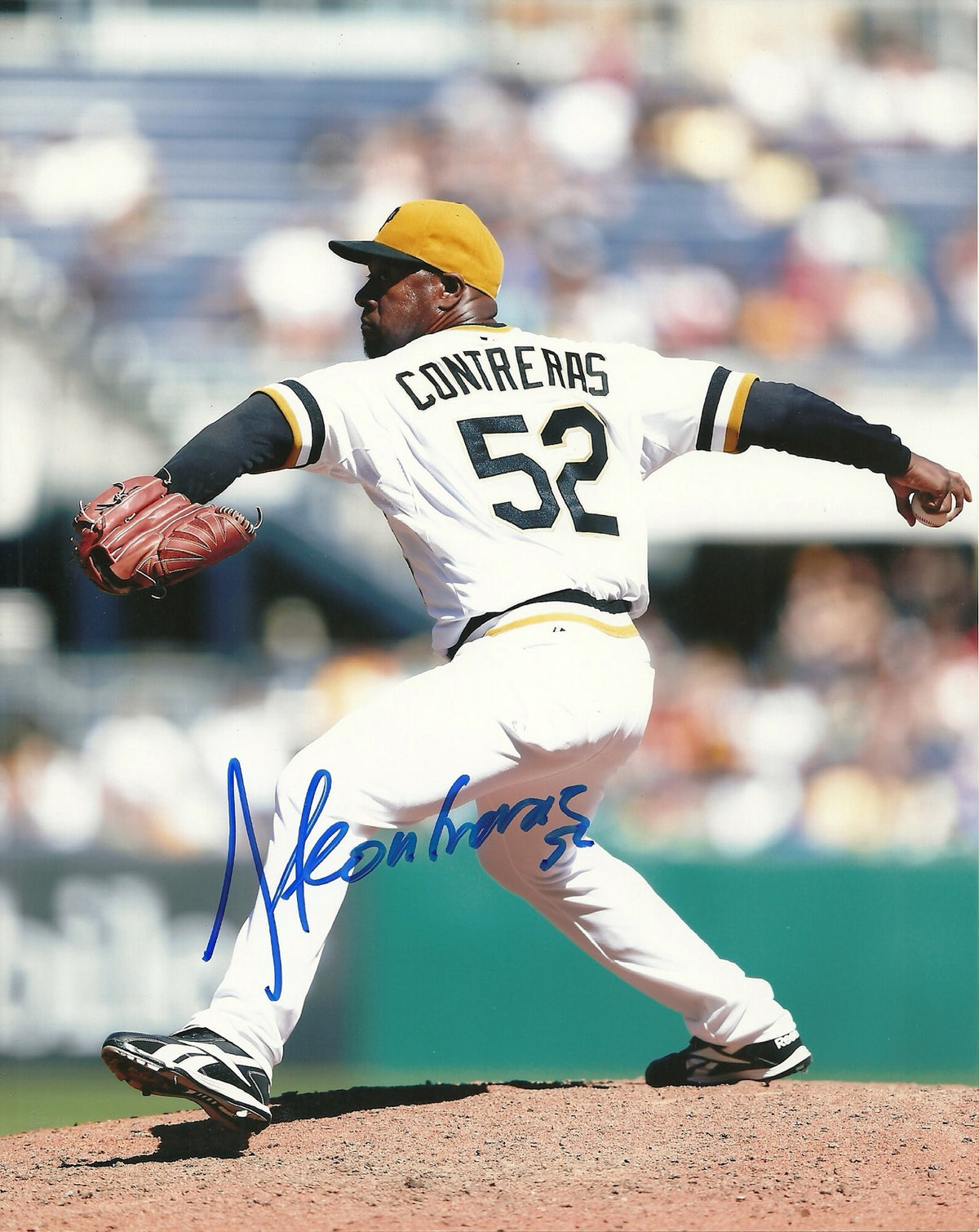 JOSE CONTRERAS PITTSBURGH PIRATES SIGNED AUTOGRAPHED 8x10 PHOTO W/COA #52