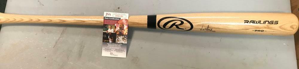 VICTOR VICTOR MESA MIAMI MARLINS SIGNED RAWLINGS BAT JSA DD61486