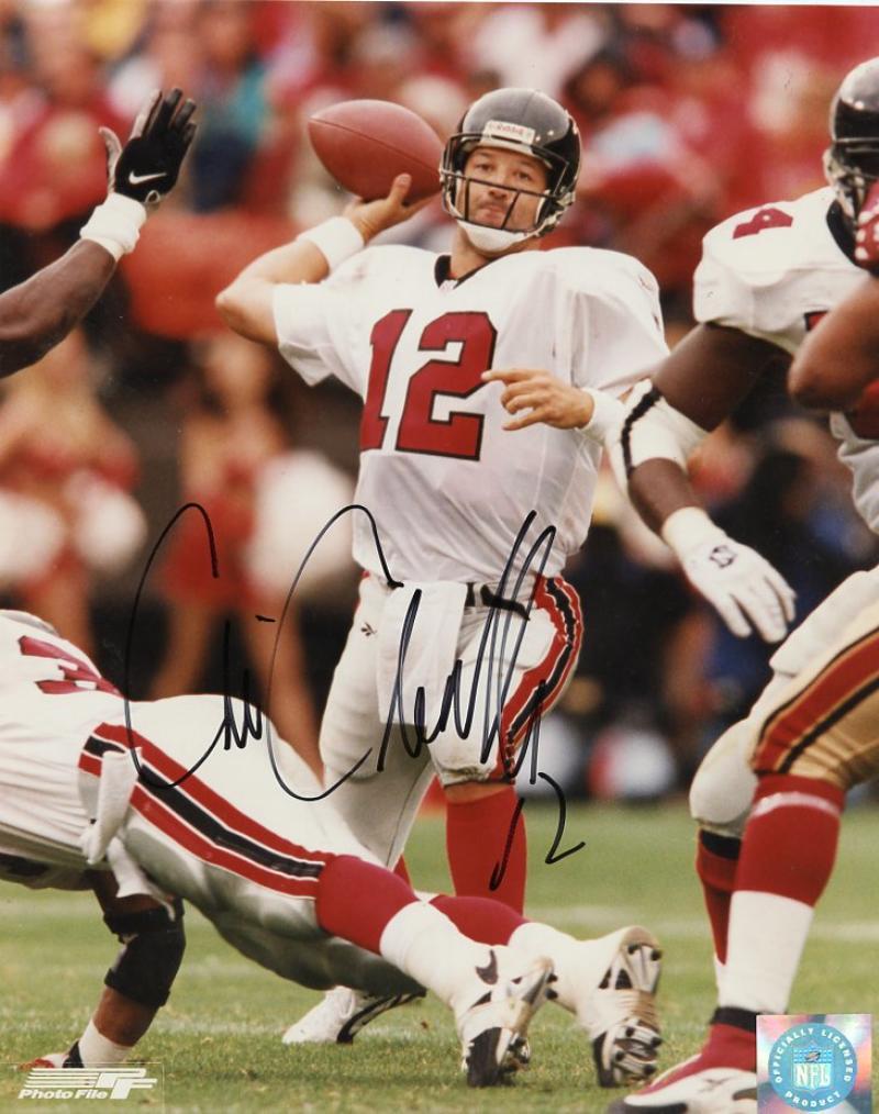 CHRIS CHANDLER ATLANTA FALCONS SIGNED AUTOGRAPHED 8X10 PHOTO W/COA