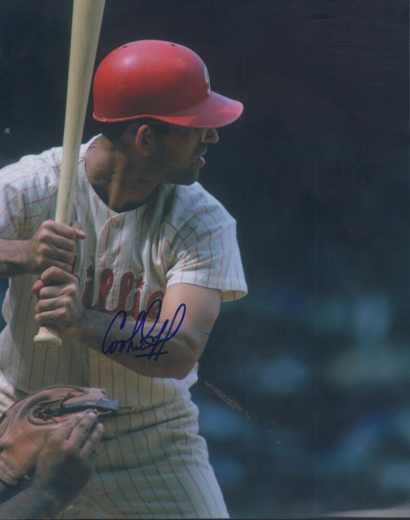 COOKIE ROJAS PHILADELPHIA PHILLIES SIGNED AUTOGRAPHED 8X10 PHOTO W/ COA