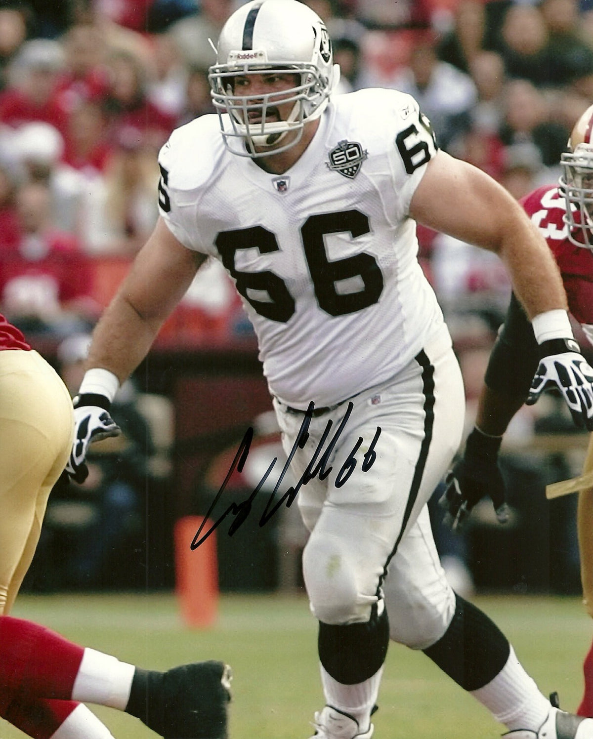 COOPER CARLISLE OAKLAND RAIDERS SIGNED AUTOGRAPHED 8x10 PHOTO W/COA