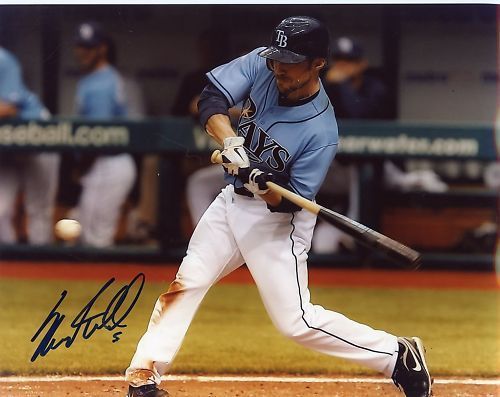 SAM  FULD  TAMPA  BAY    RAYS  SIGNED 8X10 PHOTO