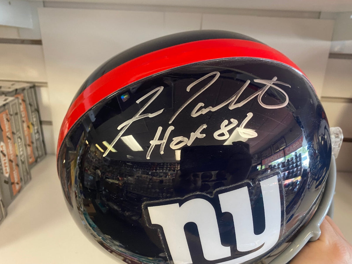 FRAN TARKENTON NY GIANTS HOF 86 SIGNED AUTOGRAPHED FULL SIZE HELMET JSA STICKER