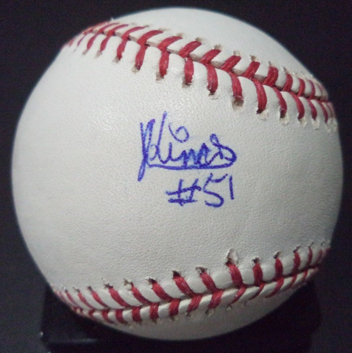 JUAN CARLOS LINARES BOSTON RED SOX SIGNED AUTOGRAPHED MAJOR BASEBALL LEAGUE COA