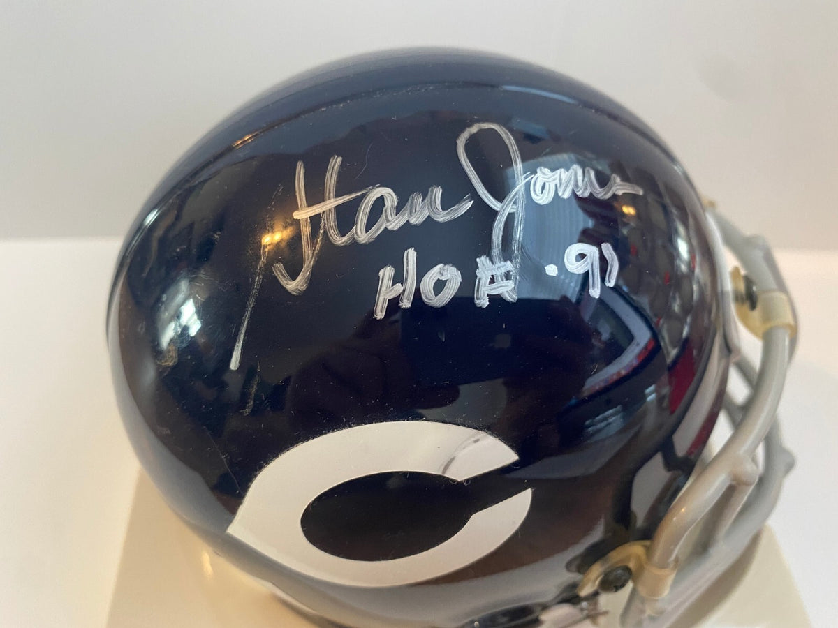 STAN JONES CHICAGO BEARS HOF 91 SIGNED AUTOGRAPHED AUTHENTIC MINI HELMET WCOA