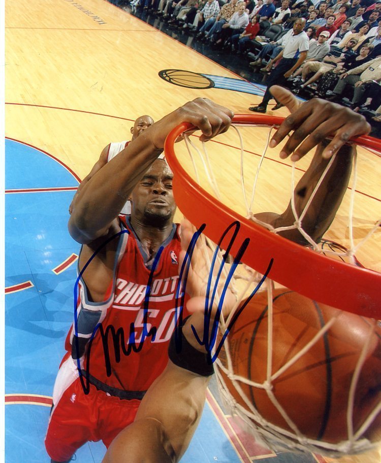 EMEKA OKAFOR CHARLOTTE BOBCATS SIGNED AUTOGRAPHED 8X10 PHOTO W/COA
