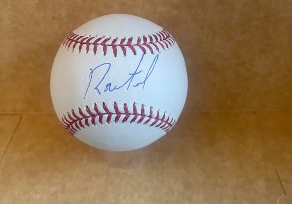 RAMIEL TAPIA TORONTO BLUE JAYS SIGNED AUTOGRAPHED M.L. BASEBALL BAS AUTHENTICATE
